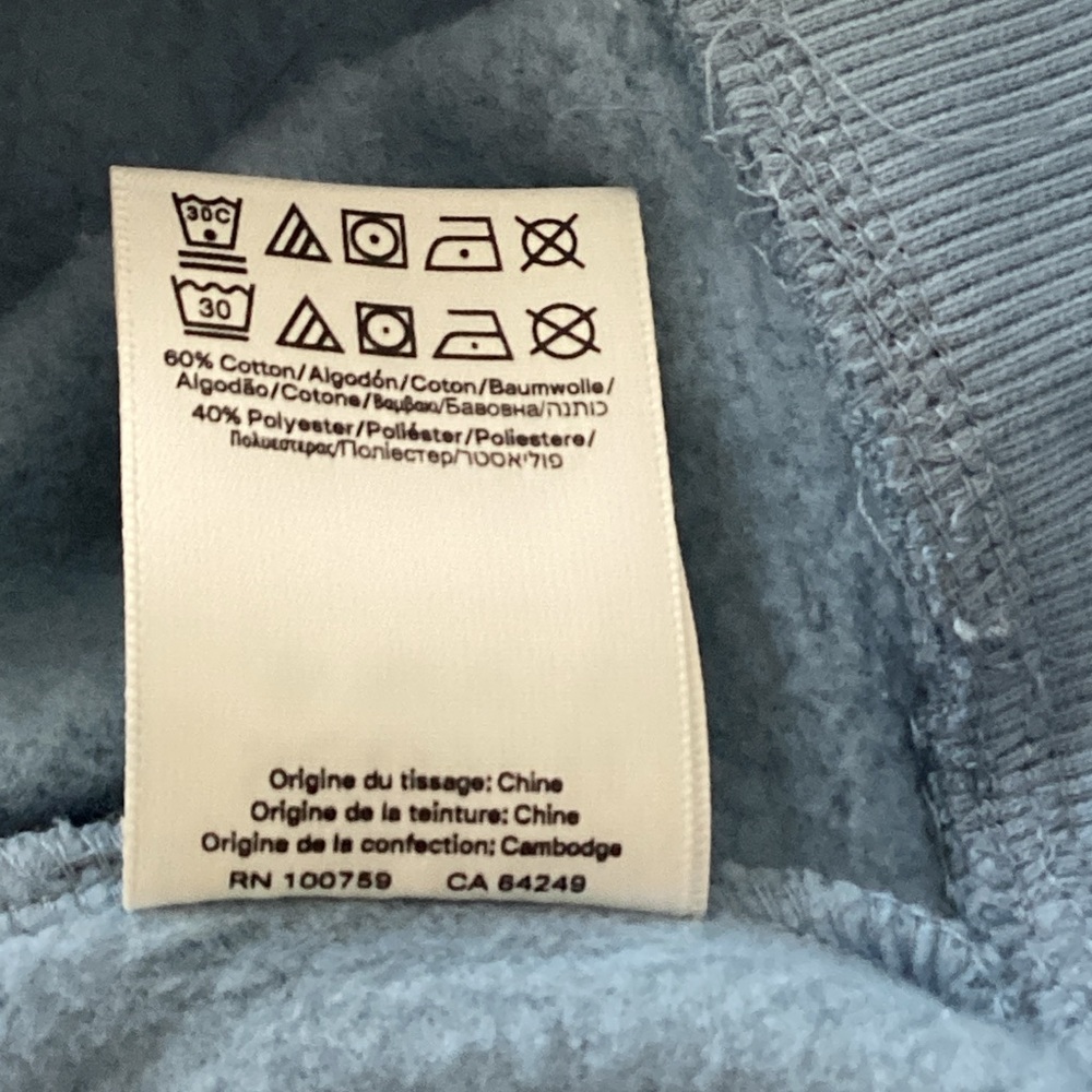 Scotch & Soda Men's Light Blue Hoodie size XL - Picture 7 of 10